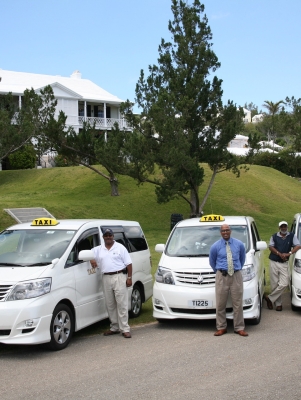 Van taxis in Bermuda