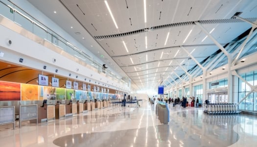 L.F. Wade International Airport – Airport Interior