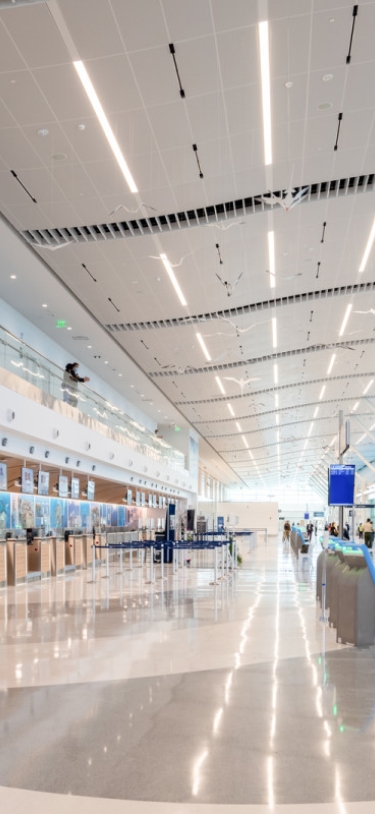 L.F. Wade International Airport – Airport Interior