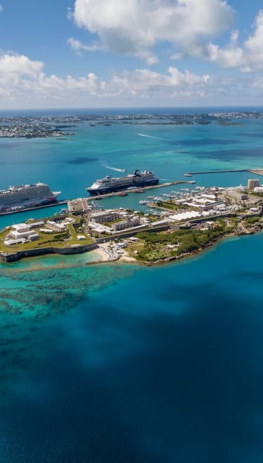 Dockyard in Bermuda