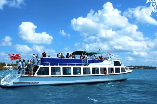 A reef explorer boat in Bermuda
