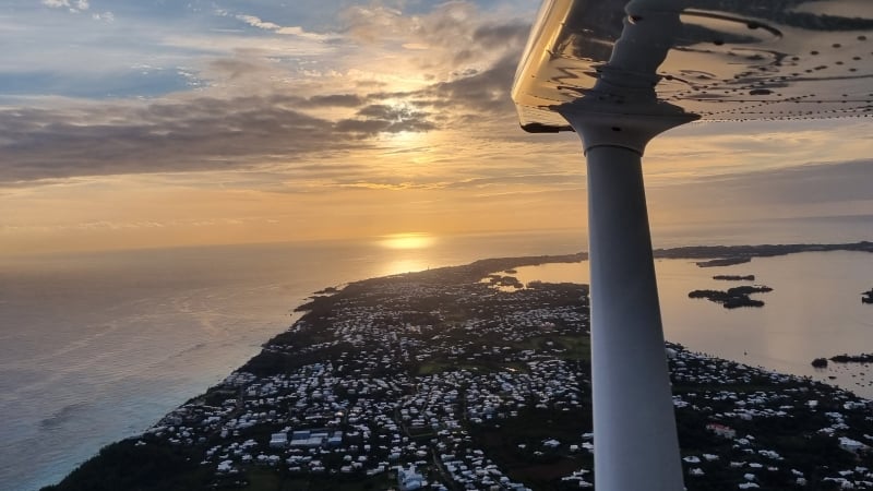 Blue Sky Flights Bermuda – Bermuda By Air - Sunset