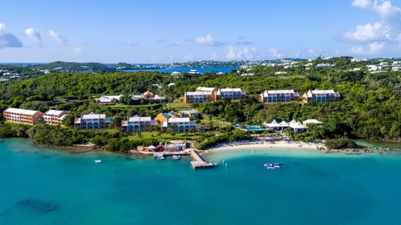 Grotto Bay Beach Resort & Spa – Aerial View Of Grotto Bay And Its Private Beach