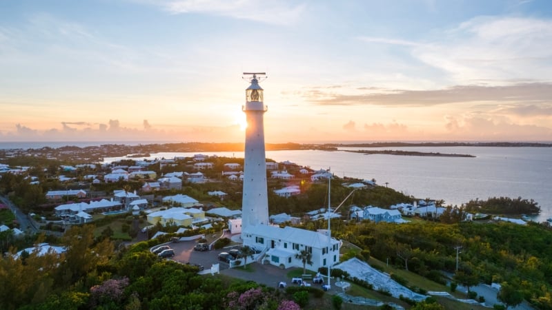 Gibbs Hill Lighthouse – Gibbs Hill Lighthouse - Sunset