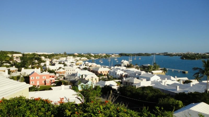 The St. George's Club – View From The St George's Cottages On Rose Hill