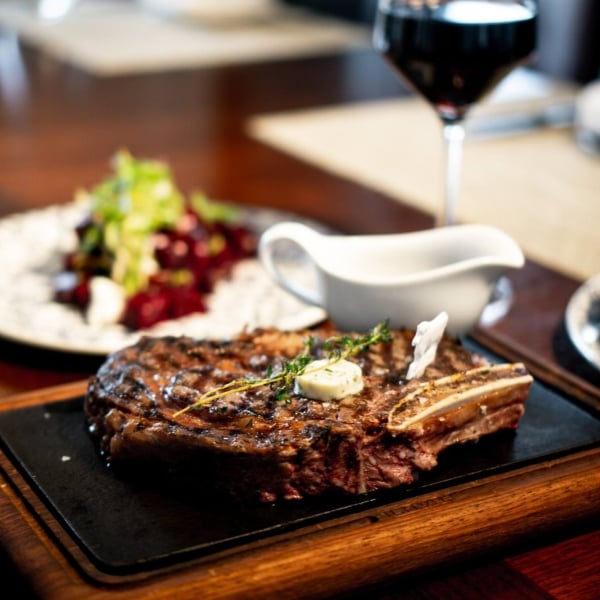 Dining at BLT Steak NY