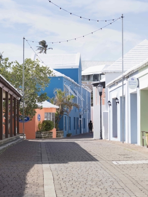 Water Street in St George's Bermuda