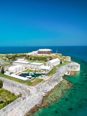 Exterior view of the national museum of Bermuda