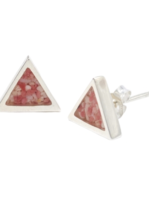 Crisson's Jewellers – Triangle Pink Sand Earrings