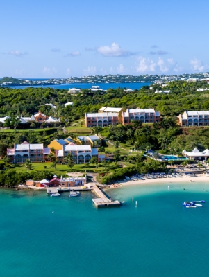 Grotto Bay Beach Resort & Spa – Aerial View Of Grotto Bay And Its Private Beach