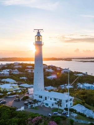 Gibbs Hill Lighthouse – Gibbs Hill Lighthouse - Sunset