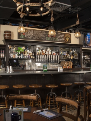 Frog & Onion Pub – Interior Bar Area At Frog & Onion