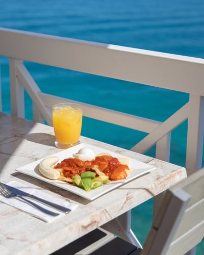 Codfish breakfast in Bermuda