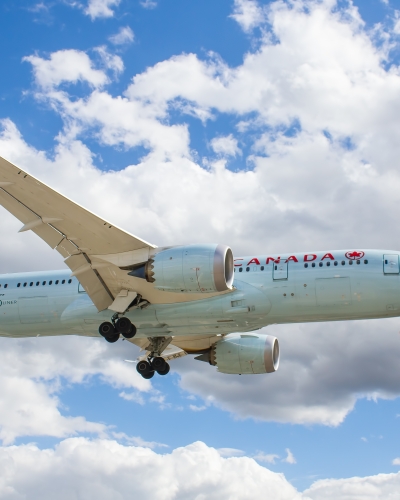 A view of air canada.
