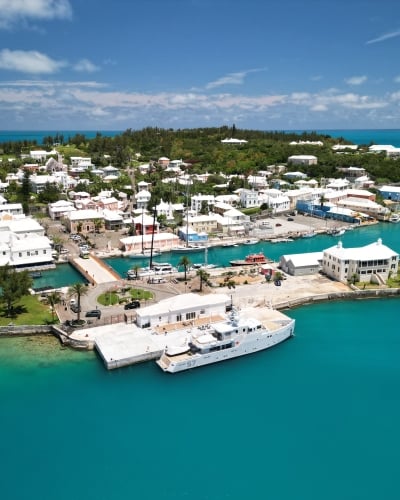 st georges marina super yacht dock