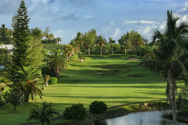 A fairway at Belmont Hills golf course in Bermuda