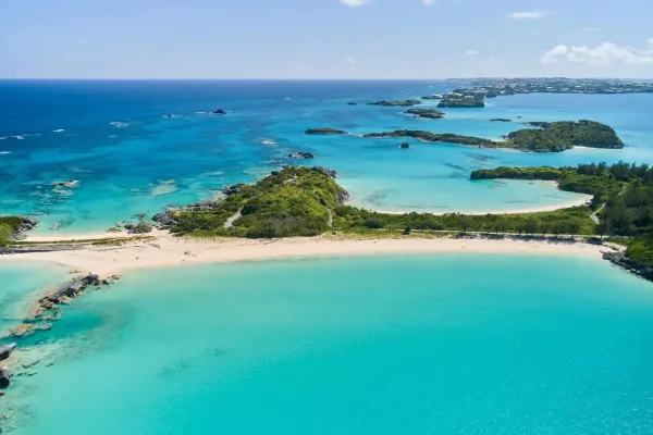 Island birds eye view