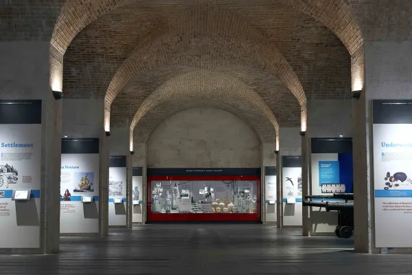 The interior of the National Museum of Bermuda