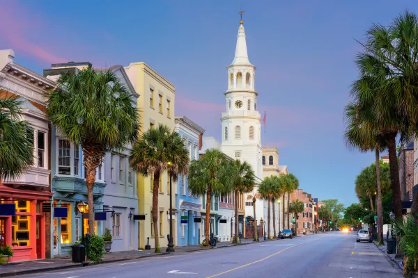 A Charleston city street
