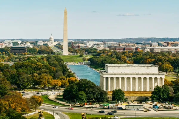 The Washington skyline