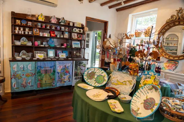 Artefacts at the Bermuda National Trust museum