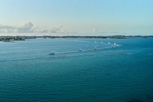 Fishing boats on Bermuda waters