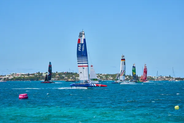 View of Sail GP Boats 