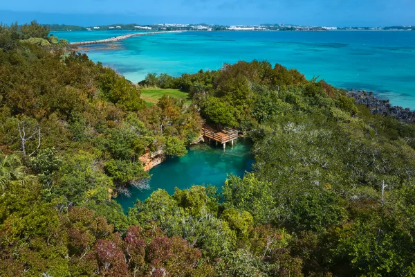 Blue Hole Aerial