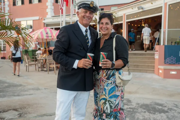 A couple at Newport Bermuda