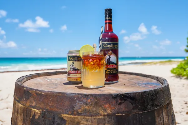 A close up of Rum