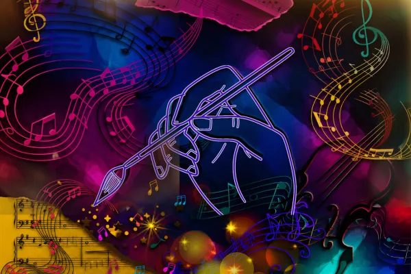 Art Drop Harmonious Hues