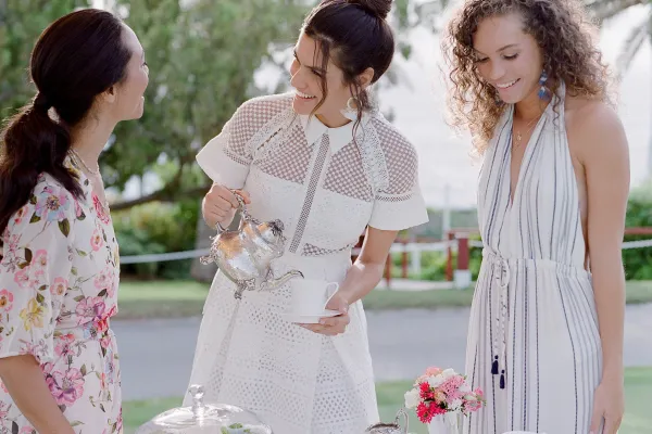 Afternoon tea in Bermuda