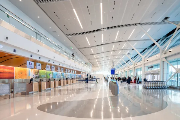 L.F. Wade International Airport – Airport Interior