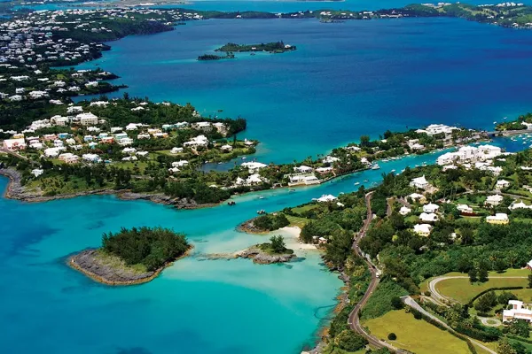 Aerial Shot of Bermuda