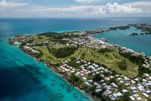 An aerial view of St George's Parish 