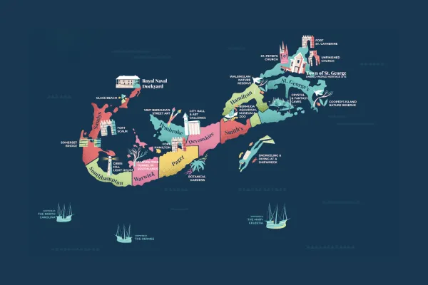 Bermuda parishes with shipwreck.