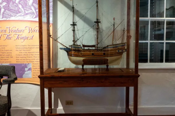 Globe Museum – Bermuda National Trust – Ship At Globe Museum