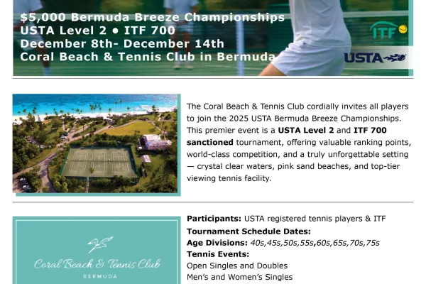 Coral Beach & Tennis Club – Bermuda Breeze Tennis Championships 2025
