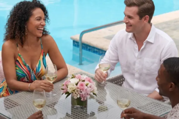 Wine-Down At Poolside