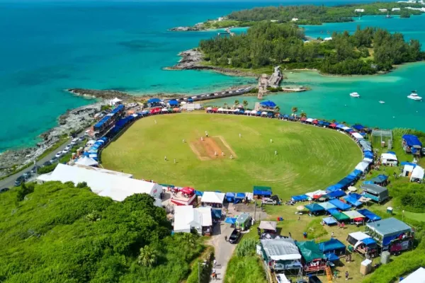 Bailey's Bay Cricket Club – Overhead Of Bailey's Bay Cricket Club