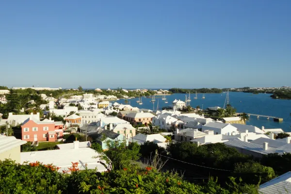 The St. George's Club – View From The St George's Cottages On Rose Hill