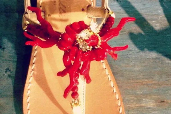 Della Valle Handmade Sandals – Coral