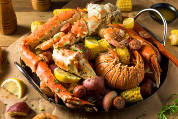 Mega Ultimate Seafood Boil Feast