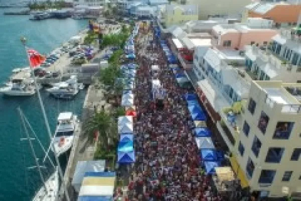 Bermuda Aerial Media – Aerial Photo Of Bermuda Day Parade