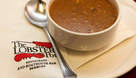 A bowl of fish chowder