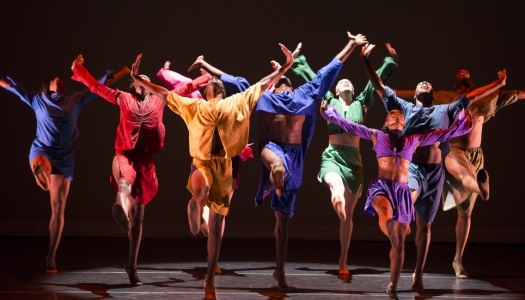 Dance performers on stage