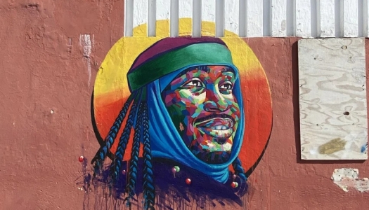 painting of a gombey