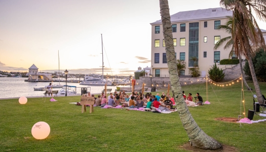 Barr's Bay Park at dusk