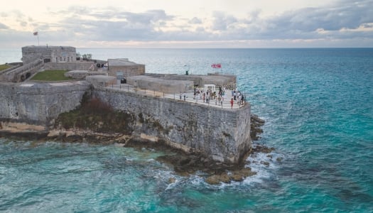 aerial shot of St. Catherine