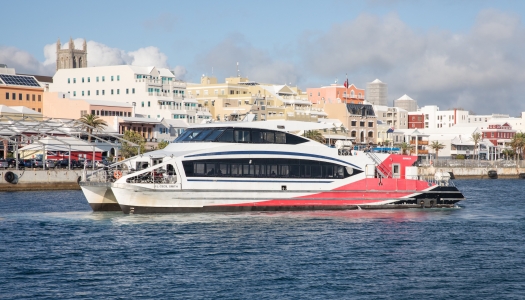 Ferry in Dockyard in Bermuda